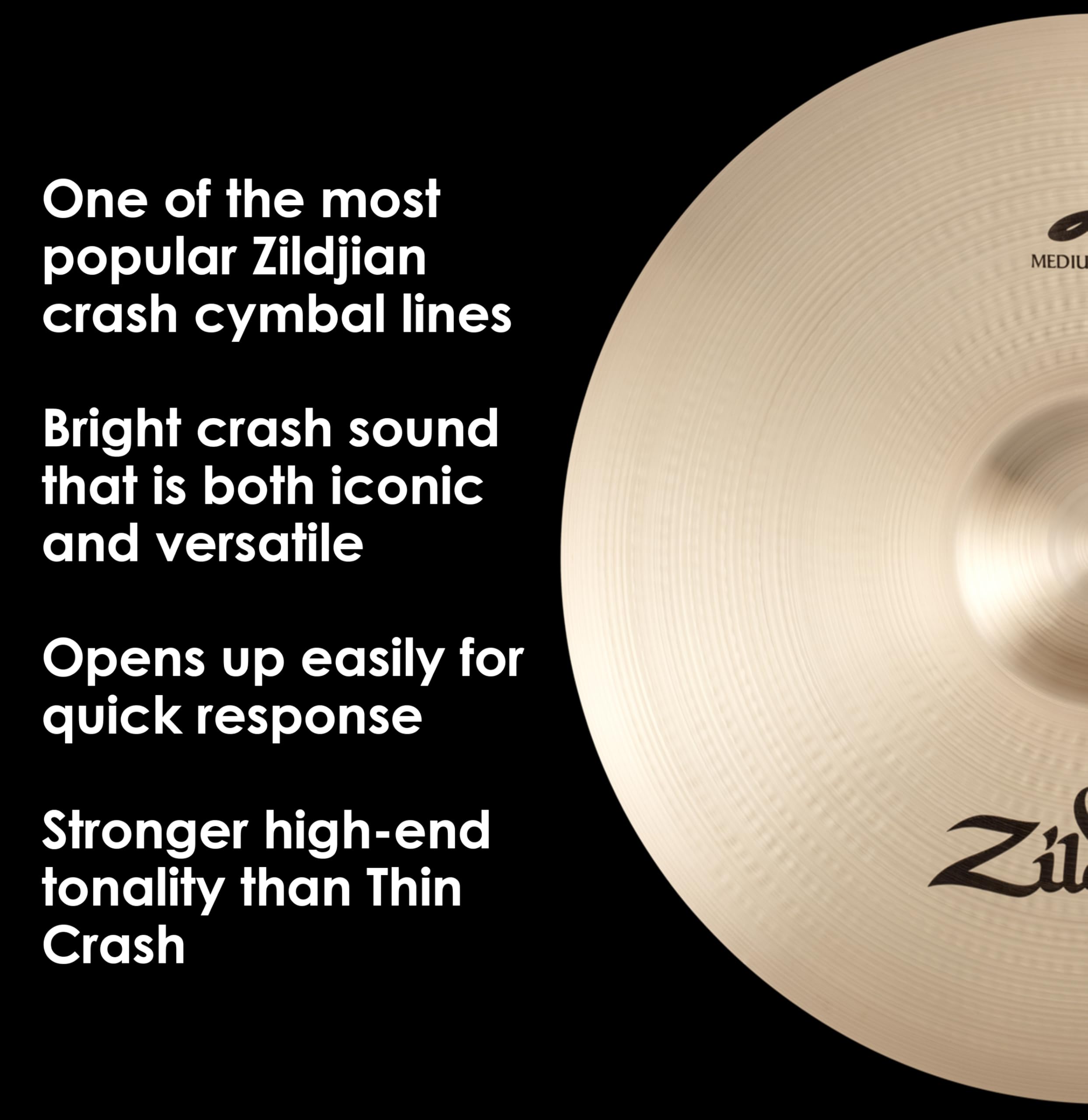 Avedis Zildjian  17インチ クラッシュ シンバル 17